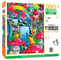H Bunzeys Wondrous Worlds Bottled Sunshine with poster 300pcs Puzzle - ToyTime