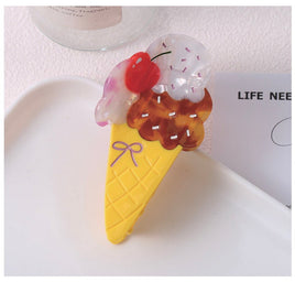 Hair Claw Clip Ice Cream with Cherry - ToyTime