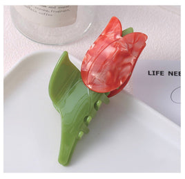 Hair Claw Clip Red Tulip - ToyTime