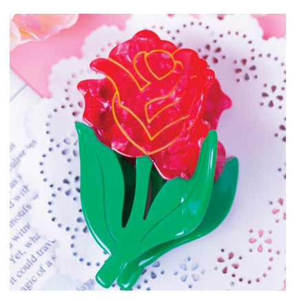 Hair Claw Clip Rose - ToyTime