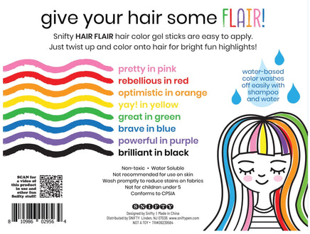 Hair Flair Hair Color Gel Sticks - ToyTime