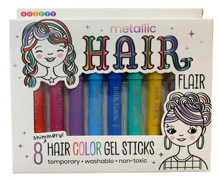 Hair Flair Metallic Hair Gel Sticks - ToyTime