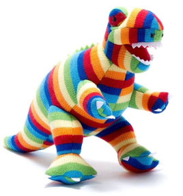 Hand Knitted T Rex Dinosaur 4054 - ToyTime