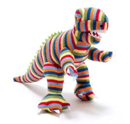 Hand Knitted T Rex Dinosaur 4137nb - ToyTime