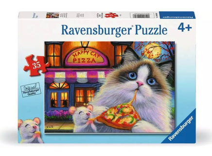 Happy Cat Pizza 35Pcs Puzzle - ToyTime