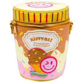 Happy Daz Chocolate Ice Cream Tub Handbag - ToyTime