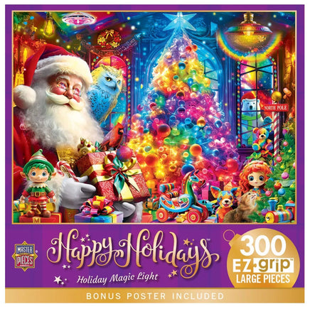 Happy Holidays with Bonus Poster 300pcs Jigsaw Puzzle - ToyTime