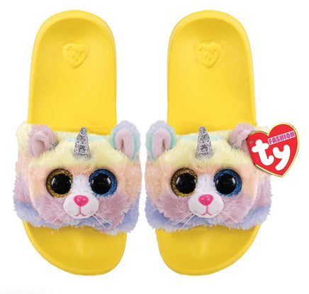 Heather Cat Slippers slides Medium - ToyTime