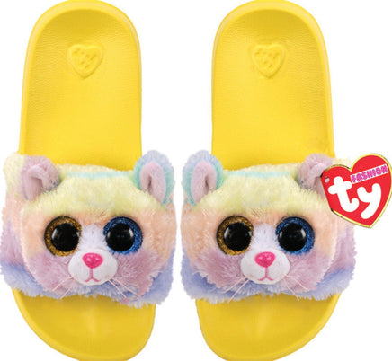 Heather Uni Cat Slippers slides Small - ToyTime