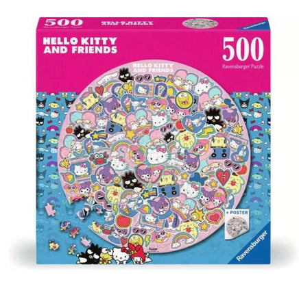 Hello Kitty 500Pc Round Puzzle - ToyTime