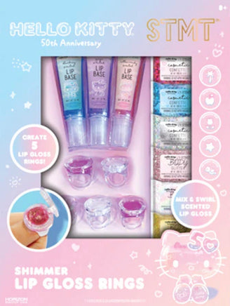 Hello Kitty 50th Shimmer Lip Gloss Rings - ToyTime