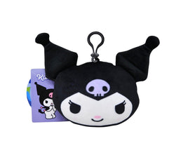 Hello Kitty Kuromi 6 inch Plush Head Zipper Pull - ToyTime