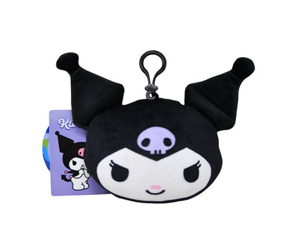 Hello Kitty Kuromi 6 inch Plush Head Zipper Pull - ToyTime