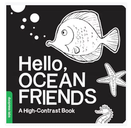 Hello Ocean Friends A High Contrast Book - ToyTime