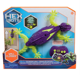 HEX BOTS Wall Crawler Glow in the Dark Gecko - ToyTime