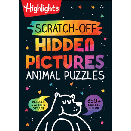 Highlights Scratch off hidden pictures animal puzzles - ToyTime