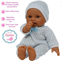 Hispanic Soft Body Doll 11 inch - ToyTime