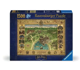 Hogwarts Map 1500 pc Puzzle - ToyTime