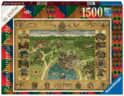 Hogwarts Map 1500Pcs Puzzle - ToyTime