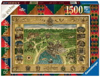 Hogwarts Map 1500Pcs Puzzle - ToyTime