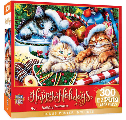 Holiday Holiday Treasures 300pc EZGrip Puzzle - ToyTime