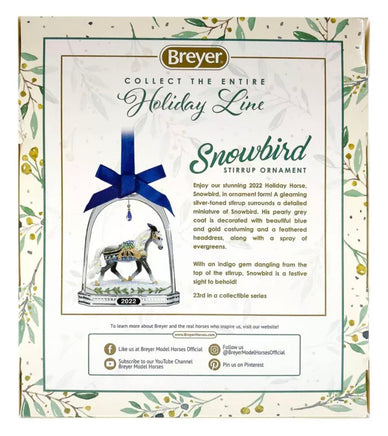 Holiday Stirrup Ornament Snowbird - ToyTime