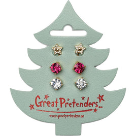 Holiday tree clip on earrings - ToyTime