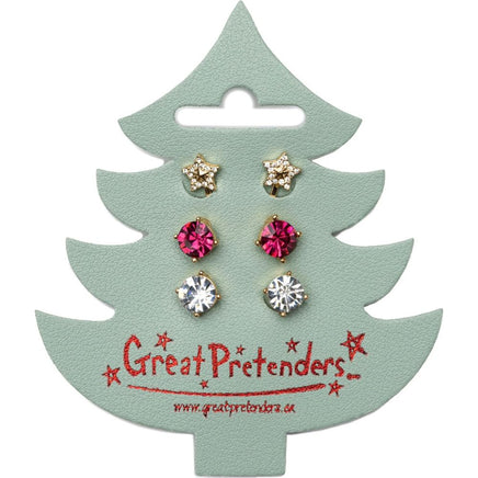 Holiday tree clip on earrings - ToyTime