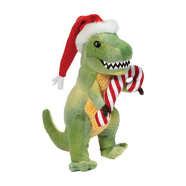 Holidayn t rex with santa hat 15672 - ToyTime