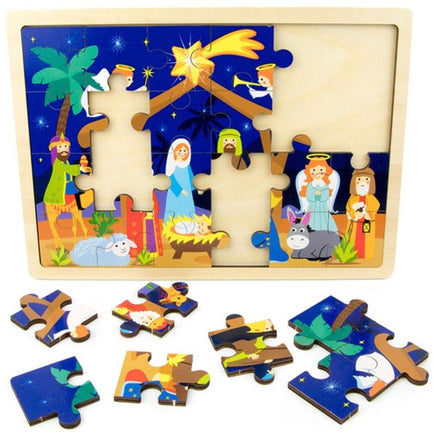 Holy Night Nativity Board Puzzle - ToyTime