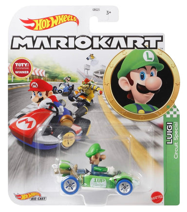 Hot Wheels Mario Kart Replica Diecast Luigi - ToyTime