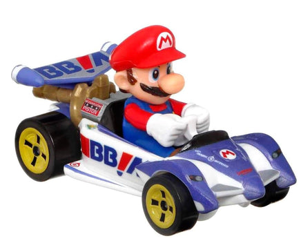 Hot Wheels Mario Kart Replica Diecast Mario - ToyTime