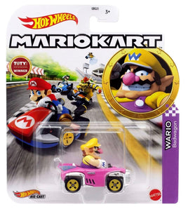 Hot Wheels Mario Kart Replica Diecast Wario - ToyTime