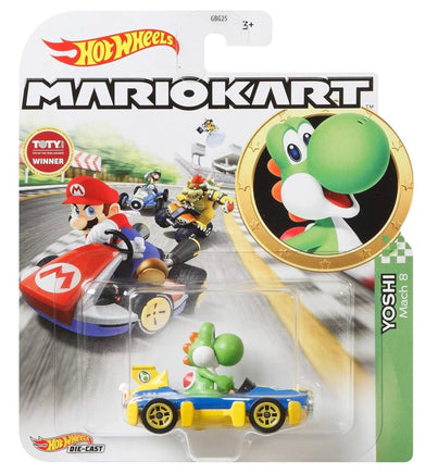 Hot Wheels Mario Kart Replica Diecast Yoshi - ToyTime