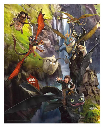 How to Train Your Dragon 500pcs Jigsaw Puzzle - ToyTime