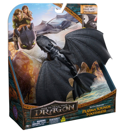 How to Train Your Dragon Battle Dragons Plasma Sounds Night Fury - ToyTime