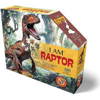 I Am Raptor 100pc Puzzle - ToyTime