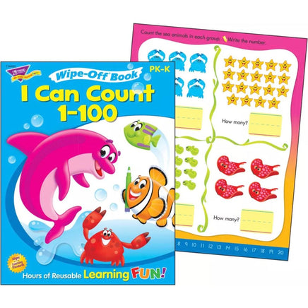 I can count 1 - 100 Wipe - Off Book - ToyTime