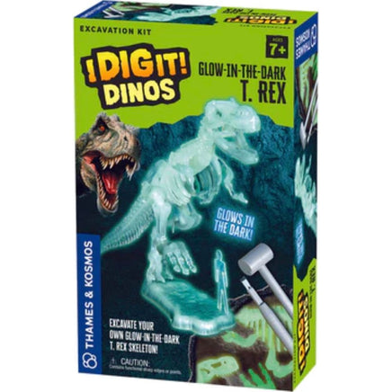 I Dig It! Dinos - Glow - in - the - Dark T. Rex Excavation Kit - ToyTime