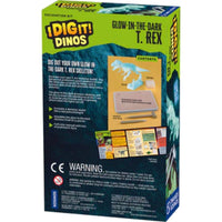 I Dig It! Dinos - Glow - in - the - Dark T. Rex Excavation Kit - ToyTime