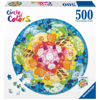 Ice Cream 500 pc Round Puzzle - ToyTime