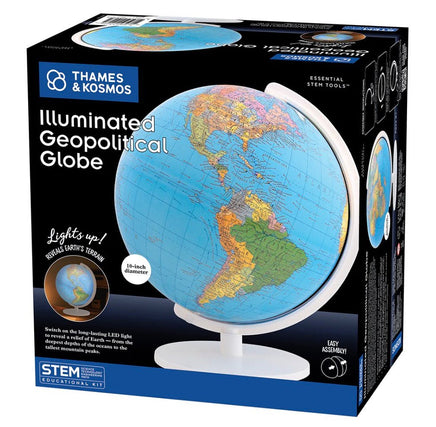 Illuminated Geopolitical Globe - ToyTime