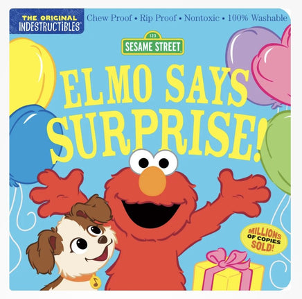 Indestructibles Elmo says surprise - ToyTime