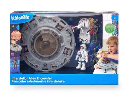 Interstellar Alien Encounter UFO Astronaut Aliens & Space Sled - ToyTime