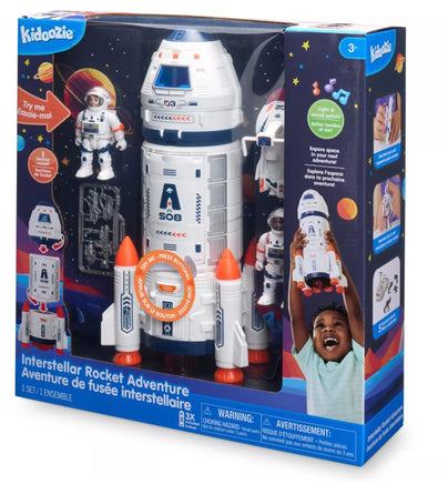Interstellar Rocket Adventure 3 Section Rocket with Astronauts Space Sled - ToyTime