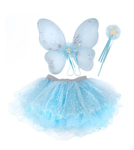Iridescent Celestial Fairy Wings Tutu Wand - ToyTime
