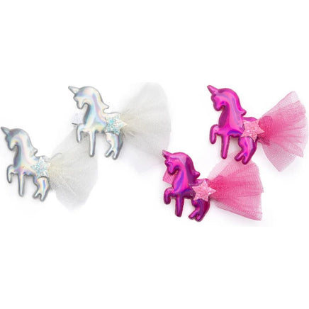 Iridescent Unicorns Hairclips - ToyTime