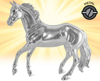 Iridium Metal Style Horse - ToyTime