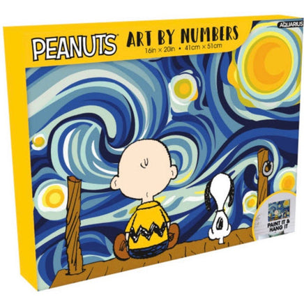 Its A Starry Night Charlie Brown Art By Numbers - ToyTime