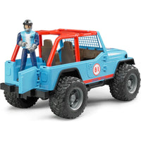 Jeep Cross Country racer blue with driver - ToyTime